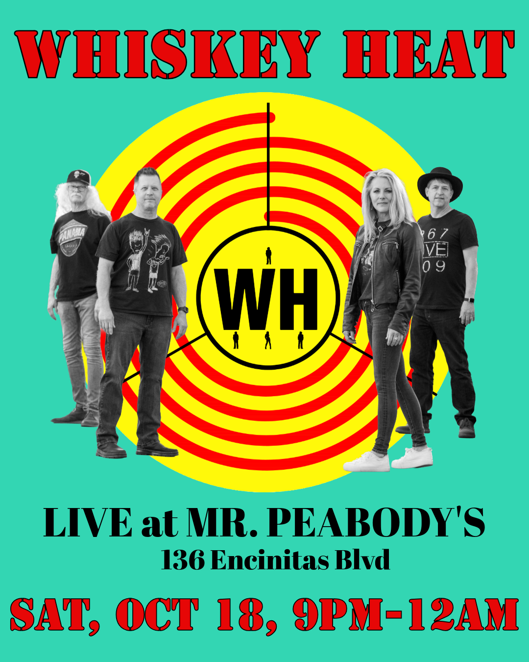 Mr. Peabody's Bar and Grill October 18, 2025 9pm-12am