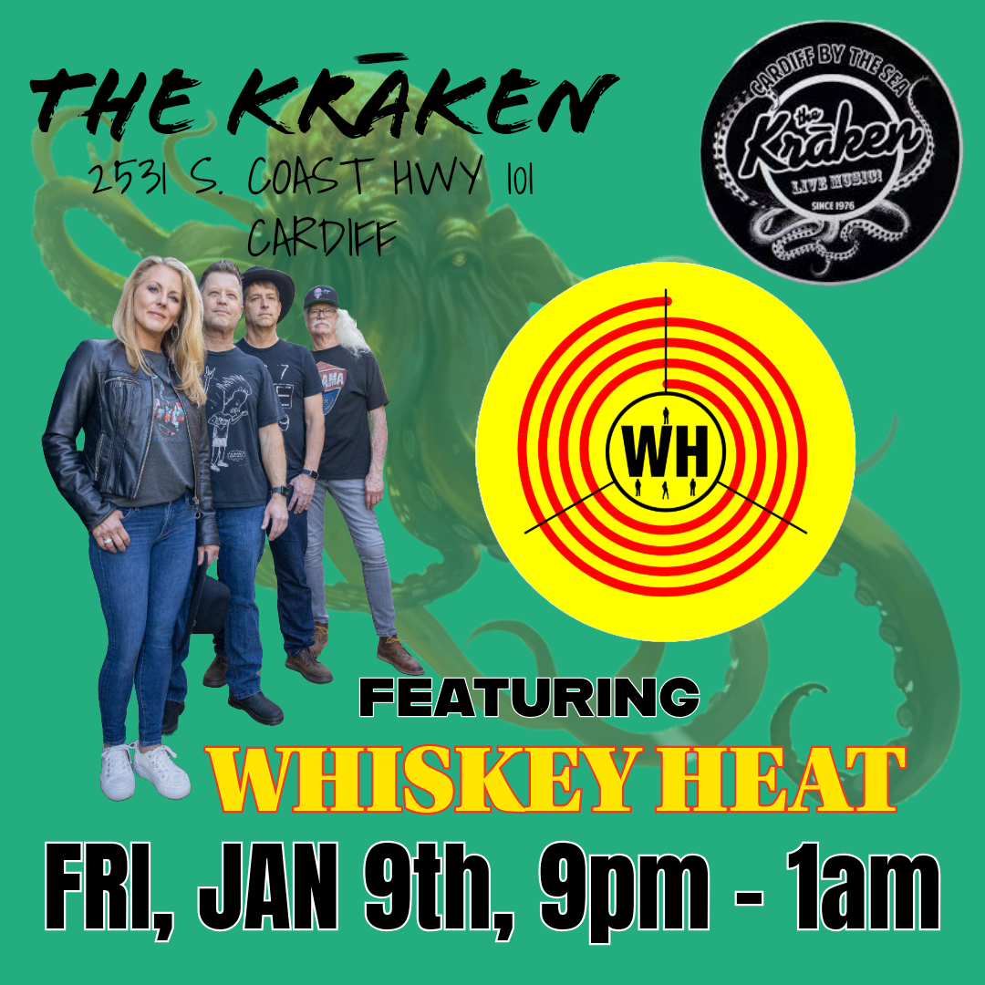 Whiskey Heat - The Kraken 1/9/2026 9pm-1am
